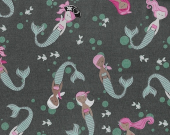 mermaid pattern Fabric