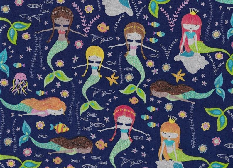 Mermaid Cotton Fabric