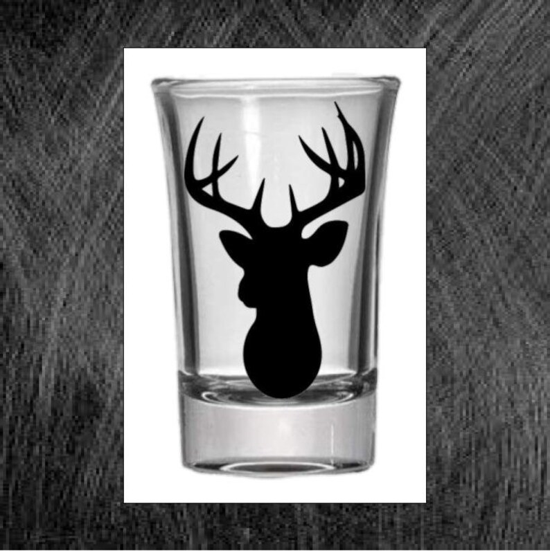 Stag Shot Glass Hunting gift Deer shot glass Stag Party Etsy