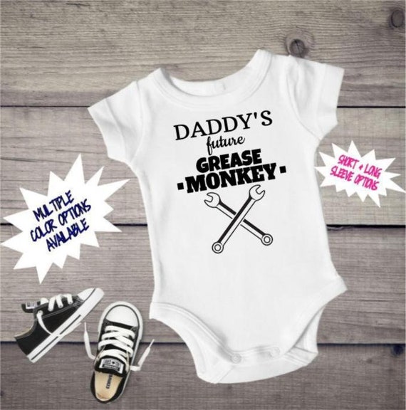 mechanic baby onesie