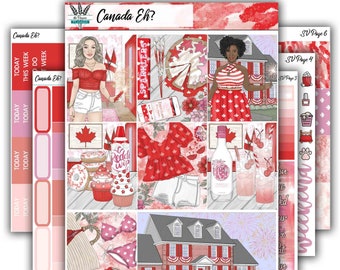 Canada Eh? - Weekly Planner Kit