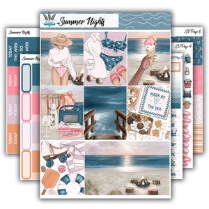 Summer Nights - Wochenplaner Kit