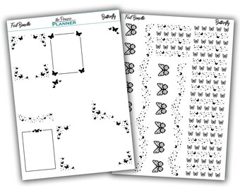 FOIL - Butterfly Collection - Planner Stickers