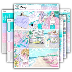 Miami - Wochenplaner Kit