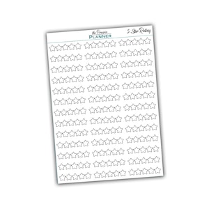 5 Star Rating - Planner Stickers
