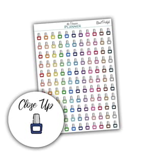 Nail Polish - Planner Stickers