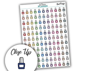 Nail Polish - Planner Stickers