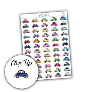 Cars - Planner Stickers