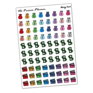 Money Icons - Planner Stickers