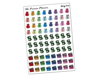 Geld-Symbole - Sticker