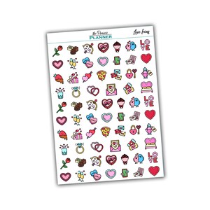 Love Icons - Planner Stickers