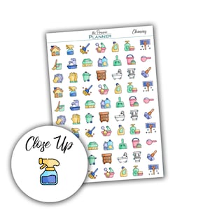 Limpieza - Pegatinas Planner