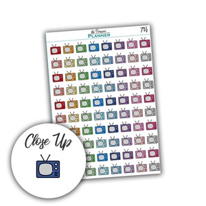 TVs - Planner Stickers