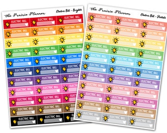 Electric Bill - Planner Stickers