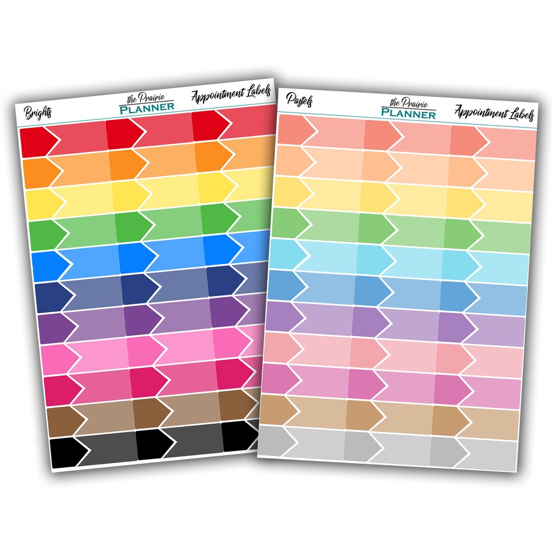 Appointment Labels - Planner Stickers - Etsy