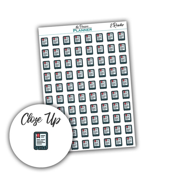 E Reader - Planner Stickers