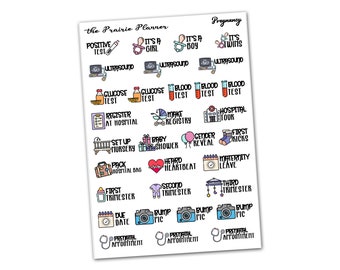 Pregnancy - Planner Stickers