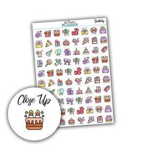 Birthday - Planner Stickers