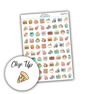 Fast Food - Planer Sticker