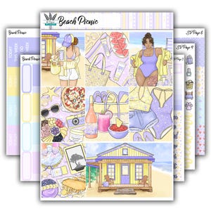 Strand Picknick - Wochenplaner Kit
