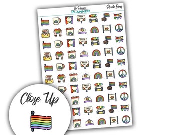 Pride Icons - Planner Stickers