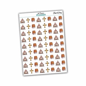 Church - Planner Stickers