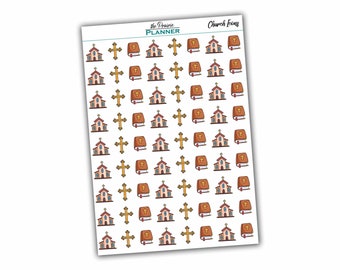 Church - Planner Stickers