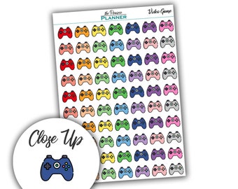 Video Game Controller- Planner Stickers