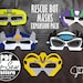 Rescue Bots No-sew Mask Patterns (expansion Pack) | Bumblebee, Rescue ...
