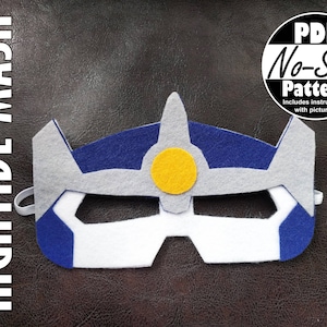 Hightide Rescue Bots No-Sew Mask Pattern | Rescue Bots Party Favor, Gift for Boys, Rescue Bot Birthday, Transformer Birthday, Costume