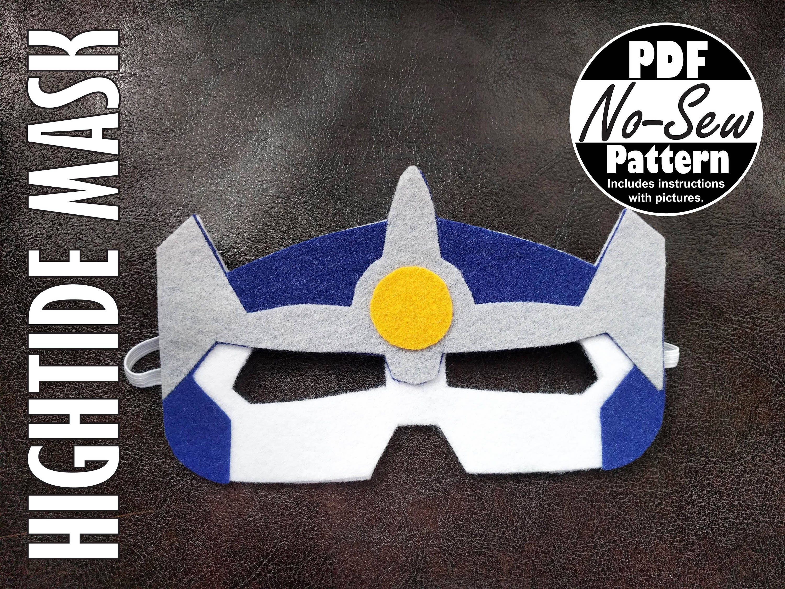 Hightide Rescue Bots No-sew Mask Pattern Rescue Bots Party Favor, Gift for Boys, Rescue Bot ...