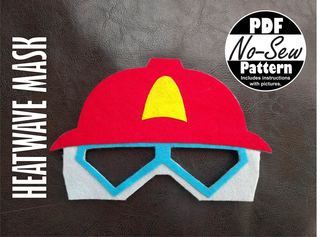 Heatwave Rescue Bots Nosew Mask Pattern Rescue Bots Party Favor, Gift