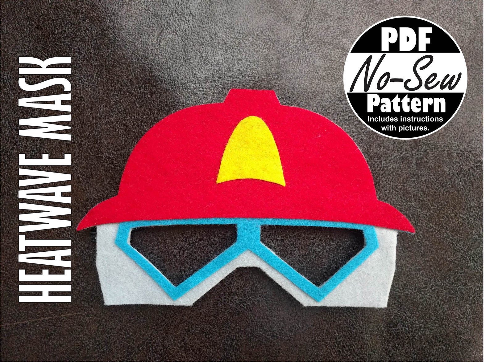 Heatwave Rescue Bots No-sew Mask Pattern | Rescue Bots Party Favor ...