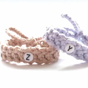 Bracelets d'identification de jumeaux pour bébés 2 pcs / Couleur au choix