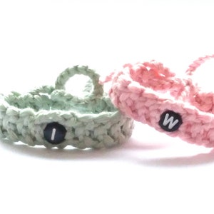 Bracelets d'identification de jumeaux pour bébés 2 pcs / Couleur au choix