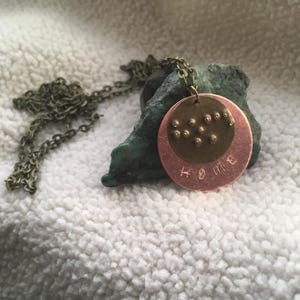 Customizable Raised Braille Necklace