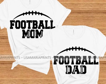 Football Mom Football Dad - SVG - PNG - JPEG - Instant Digital Download