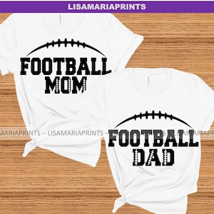 Football Mom Football Dad - SVG - PNG - JPEG - Instant Digital Download