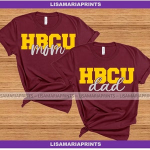HBCU Mom HBCU Dad - SVG - Png - Jpg - Instant Digital Download