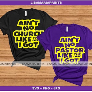 No hay pastor como el que tengo No hay iglesia como la que tengo SVG JPG PNG - Descarga digital instantánea - No se envía ningún producto físico