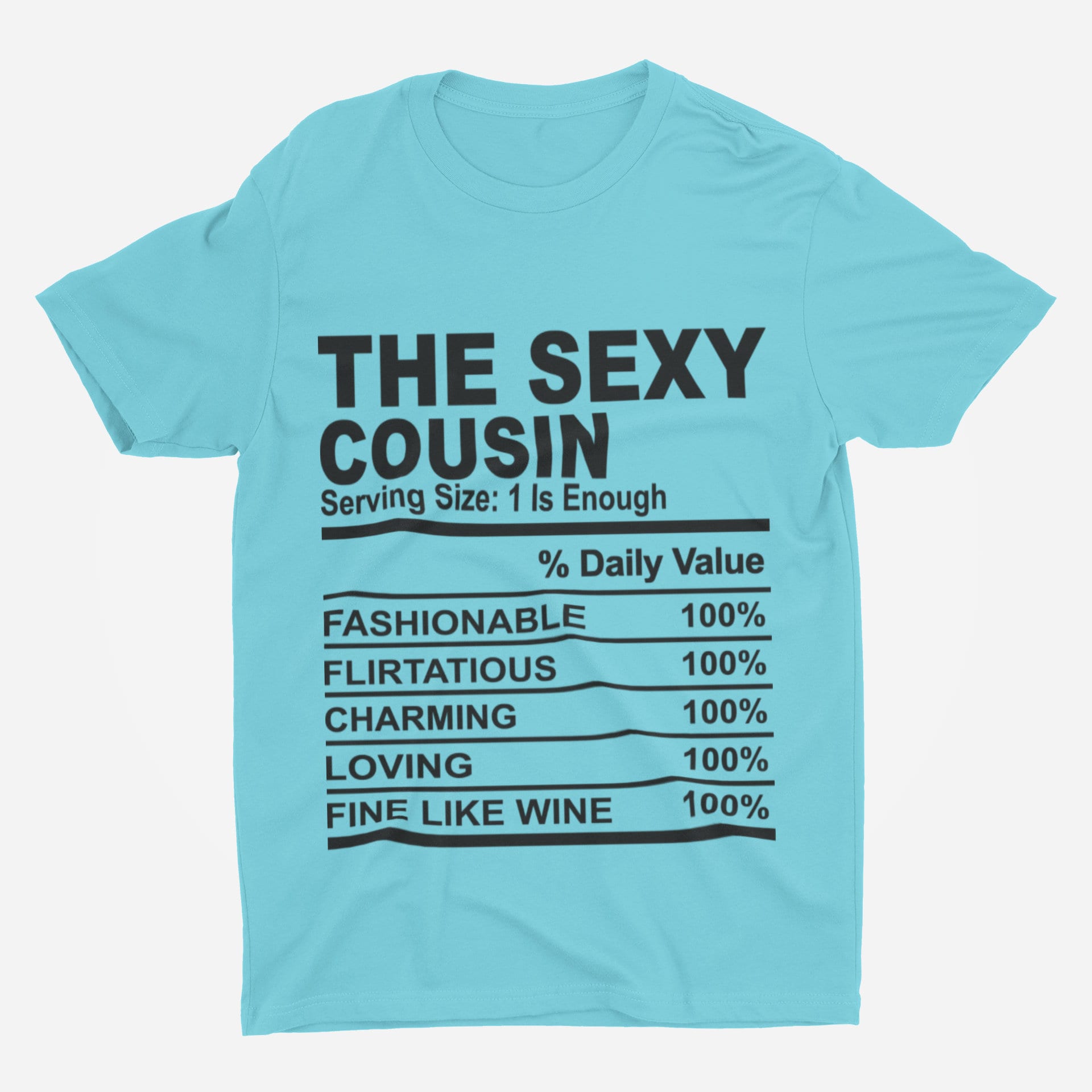 The Sexy Cousin Nutrition Facts SVG JPG PNG Instant Digital - Etsy Denmark