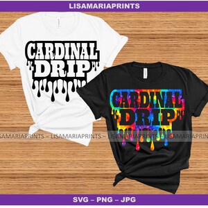 Cardinal Drip School Mascot - SVG - PNG - JPEG - Instant Digital Download