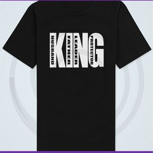 King Husband Father Leader Protector - SVG Jpg PNG - Instant Download - No Physical Product Will Be Sent - Cricut - Silhouette -Sublimation