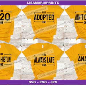 51 Girls Trip Group Shirts Bundle The One- SVG - PNG - JPG - Instant Digital Download - Family Reunion - Easter - Thanksgiving - Cookout