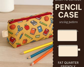 Back-to-School Pencil Case – PDF Sewing Pattern