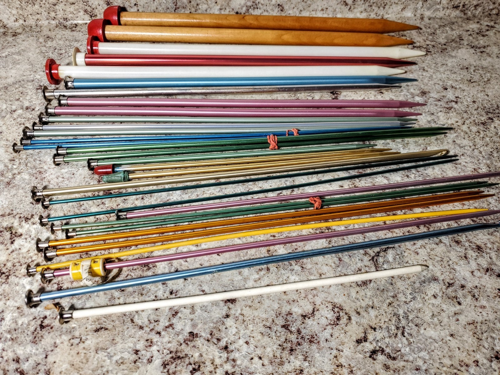 Vintage Knitting Needles, Boye, Susan Bates, Metal, Plastic, Various Sizes  and Colors Knitting Needles 