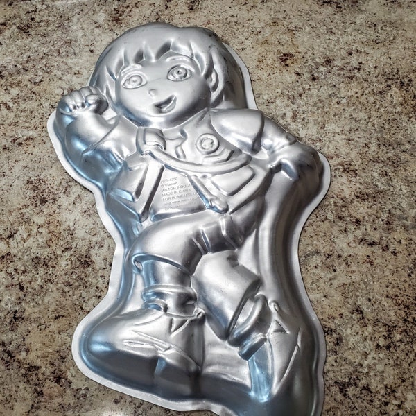 Wilton Nick Jr. GO DIEGO GO Dora The Explorer Party Cake Pan Mold #2105-4250 Sesame Street,Disney World,   Birthday Cake, Birthday Party