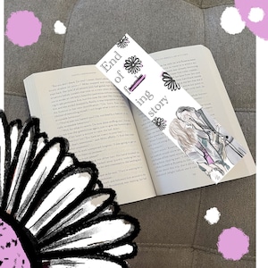 Daisy Jones & the Six Bookmark from Taylor Jenkins Reid’s Novel (Downloadable Print At Home) end of f***ing story