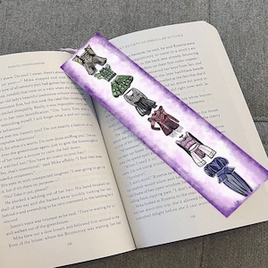 Six Queens Bookmark of the iconic Ex-Wives Costumes/Fanart printable book mark of the women of the musical 6 (Downloadable Print At Home)