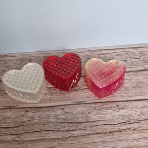 Boîte à bijoux coeur en résine